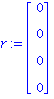 r := matrix([[0], [0], [0], [0]])