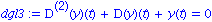 dgl3 := `@@`(D, 2)(y)(t)+D(y)(t)+y(t) = 0